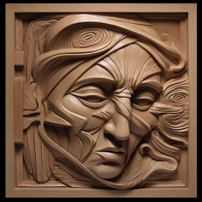 نموذج ثلاثي الأبعاد لآلة CNC 3D Art 